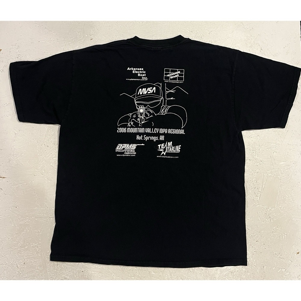 Vintage MVSA Mountain Valley Sportsman Association Shirt Mens XL Guns Outdoors